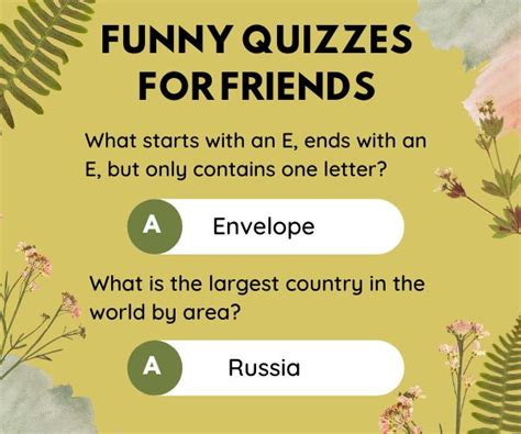 Quizzing Your Friends: Hilarious and Fun Questions - NetOffer