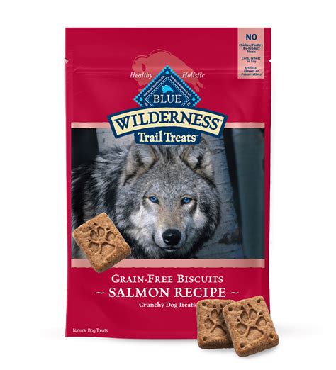 BLUE Wilderness Trail Treats Dog Treats Salmon Biscuits | Blue Buffalo