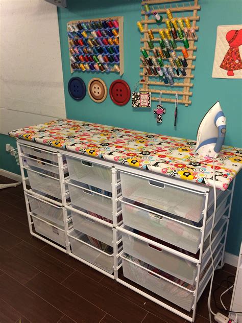 Pin by Tracee Young on SEWING | Sewing room storage, Sewing room design ...