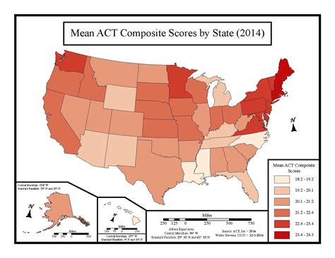 File:Average ACT Composite Scores by State (2014).pdf | Acting ...