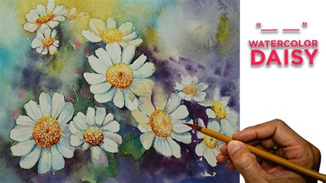 #4 Watercolor Tana Daisy | Hướng dẫn vẽ Hoa Cúc Tana - YouTube