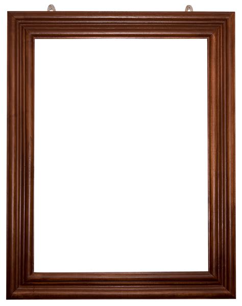 Brown wooden frame isolated 11793229 PNG