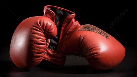 Red Boxing Gloves On Dark Background, Boxing Gloves Pictures Background ...