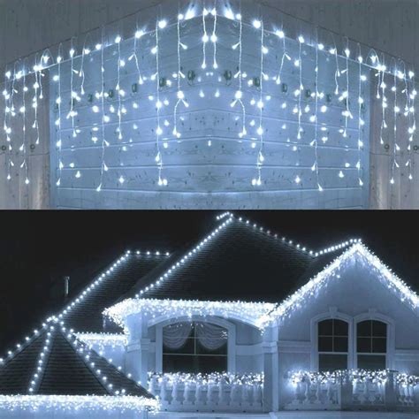 Juego Luces Navidad Cascada 200 Led 5 Mts Blanco Calido | Cuotas sin ...