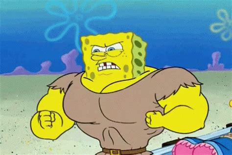 Spongebob Buff GIFs | Tenor