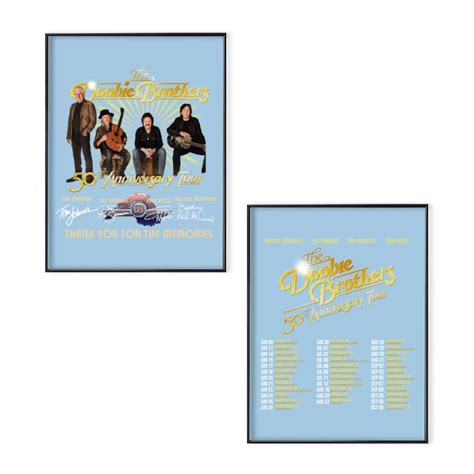 Doobie Brothers Tour 2023 Poster Set sold by Malawi Past | SKU 88701978 ...