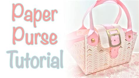 Paper Purse Tutorial | Craftiella Designs | Paper purse, Diy paper ...