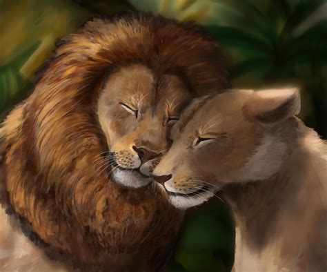 Simba and Nala by Noctualis on DeviantArt