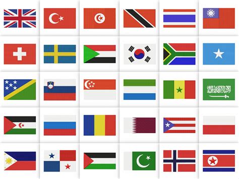 100 World Flags Embroidery Designs Pack – Embroidery Super Deal