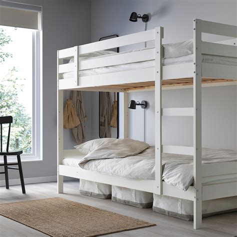 MYDAL white, Bunk bed frame, 90x200 cm - IKEA