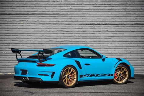 2019 Porsche 991.2 GT3 RS Miami Blue | PCARMARKET