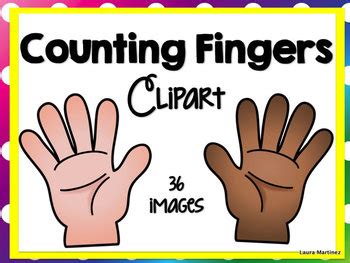 Counting Fingers Clipart - Pointer First by Teacher Laura | TpT