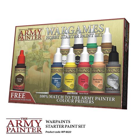 Army Painter Warpaints Starter Paint Set 2017 - Mantic Games