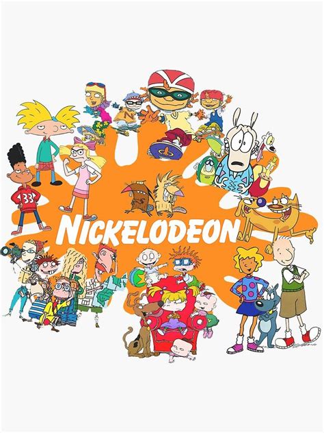 90’s Nick Cartoons Sticker by ods88 | Cartoon stickers, Nickelodeon 90s ...