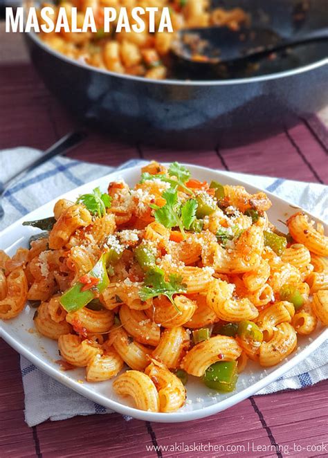 Masala Pasta | Indian style Masala Pasta - Learning-to-cook