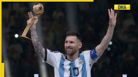 FIFA World Cup 2022: Lionel Messi wins Golden Ball award for Best ...