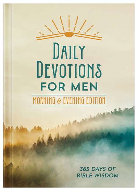 Daily Devotions for Men Morning Evening Edition: 365 Days of Bible ...