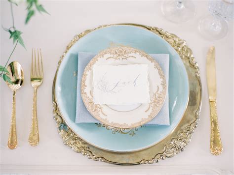 Wedding Trends: Gold Flatware at Reception Table Settings - Inside Weddings