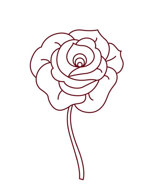 Easy Rose Flower Drawings In Pencil | Best Flower Site