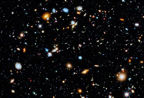 Hubble Ultra Deep Field Hi Gloss Space Poster Fine Art Print - Walmart.com