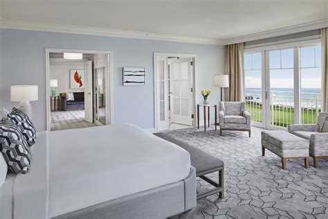 The guestrooms at The Ritz-Carlton, Half Moon Bay feature a color ...