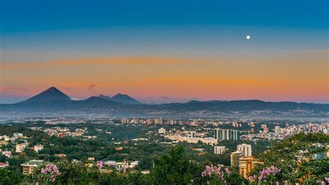 Panoramic view of #Guatemala City just before dawn. | Familiar places ...