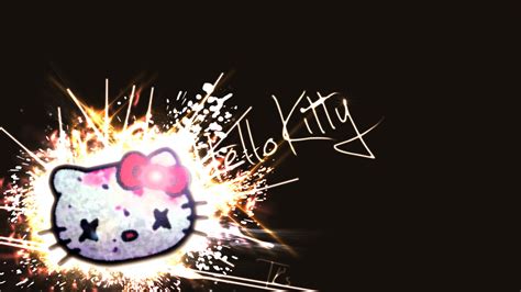 Black Hello Kitty Background ·① WallpaperTag