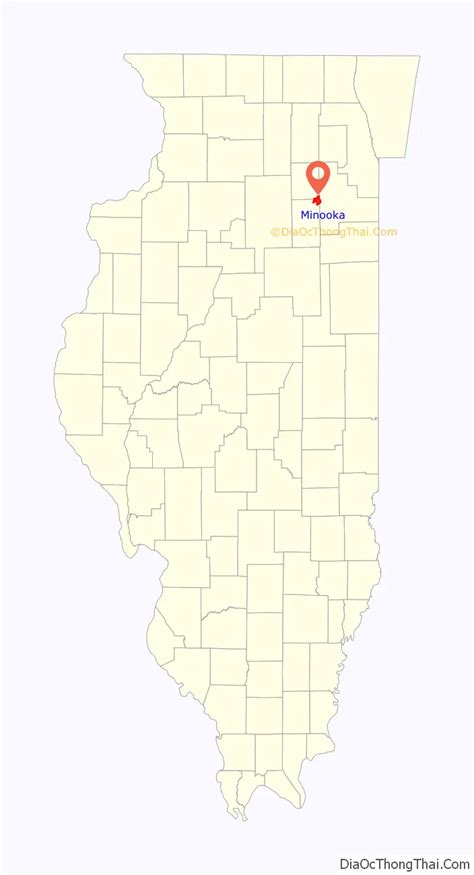 Map of Minooka village