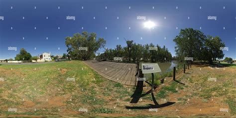 360° view of Historic Moulamein Wharf - Alamy