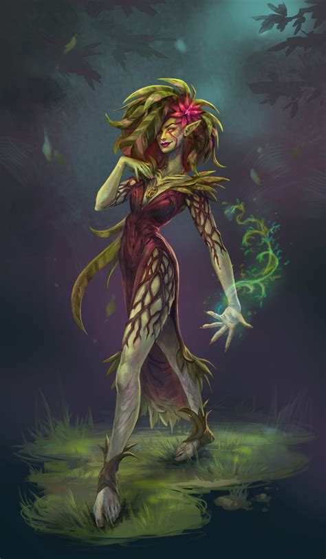 ArtStation - Diana - Dryad, Moniek Schilder in 2020 | Concept art ...