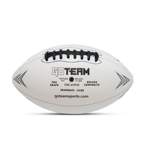 White Football – Go Team Sports | Teamwork makes the Dreamwork