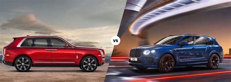 2020 Rolls Royce Cullinan vs. 2020 Bentley Bentayga