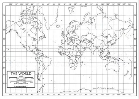 Printable Countries World Map with Latitude and Longitude - Yahoo ...