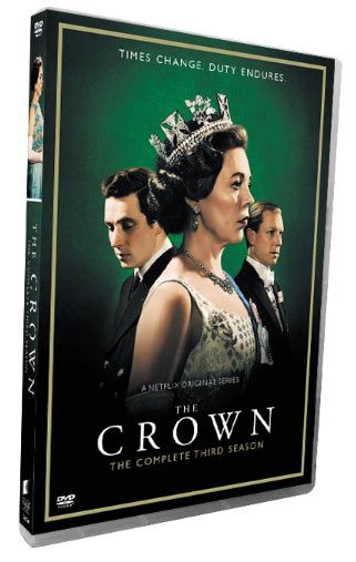 The Crown The Complete Season 3 DVD Box Set 3 Disc Free Shipping