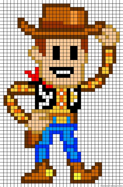 Woody perler bead pattern | Pixel art, Pixel art pattern, Perler bead art