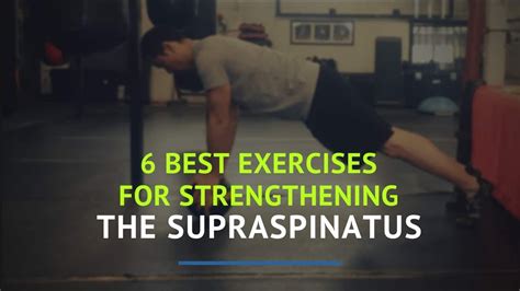 Top 6 Supraspinatus Exercises for Shoulder Rehab | Shoulder rehab ...