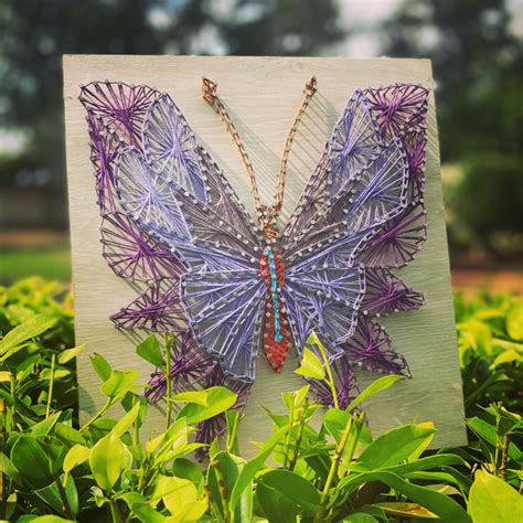 Butterfly String Art Frame