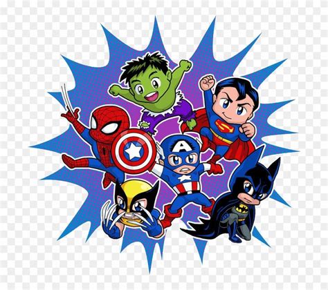 Download hd Superman Clipart Mar - Super Heroes Marvel Bebes - Png ...