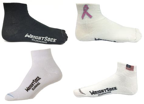 Wrightsock 565 Double Layer Running Quarter Socks - 6/Pack | eBay