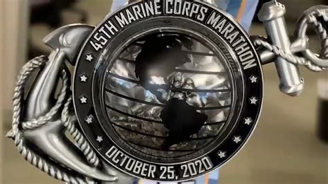 45th Marine Corps Marathon Medal Honors Iconic Moment in American History