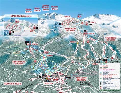 Borovets Ski Trail Map Free Download