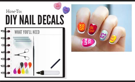 DIY Valentine's Day Nail Decals | Beautylish