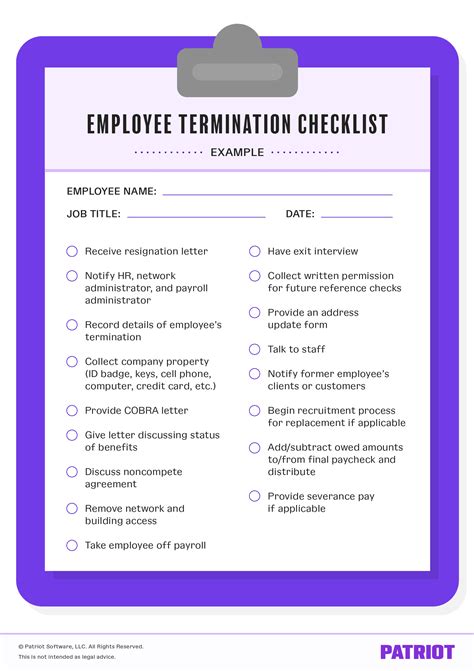 Employee Termination Checklist | How to Stay Compliant & Professional ...