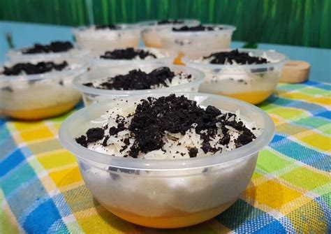 Resep Puding Susu Keju Oreo Topping oleh Nana - Cookpad