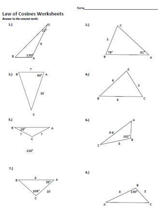 Law of Cosine to Figure Area of a Triangle