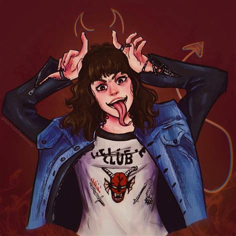 Eddie Munson fanart - @barkatthemoony in 2022 | Stranger things art ...