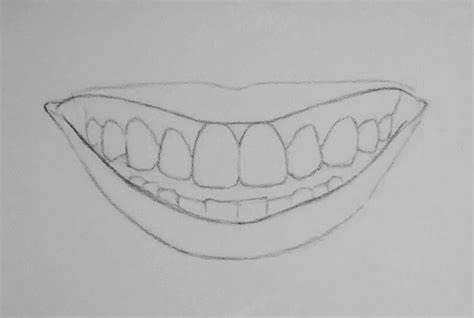 How to Draw Teeth and Lips - 7 Easy Steps | RapidFireArt