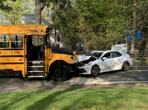 Police: School Bus and Car Collide Head-On in West Hartford - We-Ha ...