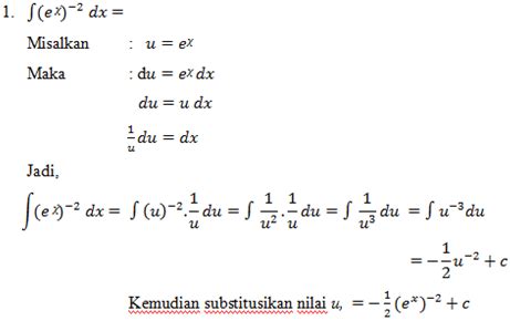 BELAJAR KALKULUS 2: INTEGRAL DARI FUNGSI EKSPONEN