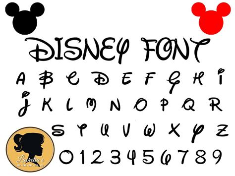 Disney fuentes Svg descarga inmediata Disney corta archivo - Etsy ...